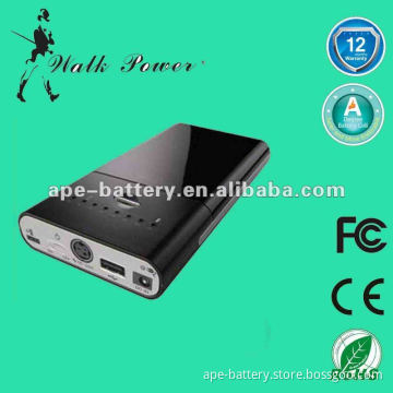 rechargeable universal battery bank 8~20V/4.5A high capacity for Laptop, netbook, ,DVD,tablet PC, iPhone/iPad/iPod,mobile phone
